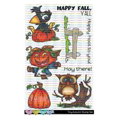 C.C. Designs Clear Stamps - Tiny Autumn